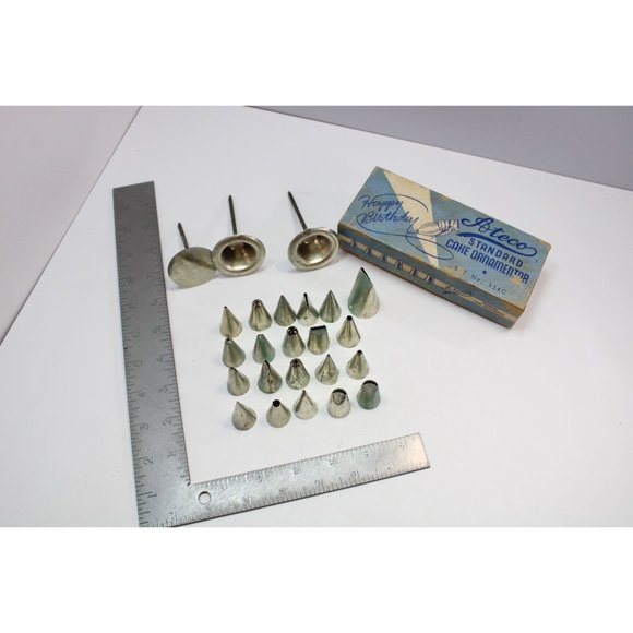 Ateco Standard Care Ornamentor Icing Tips Vintage in Box 88951 - Picture 5 of 5